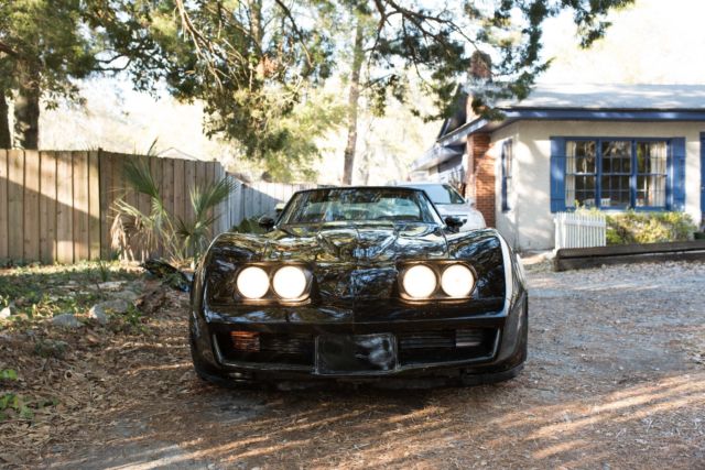 1980 Black Chevrolet Corvette T-tops