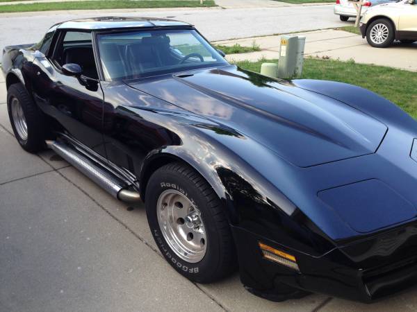 1980 Black Chevrolet Corvette Coupe