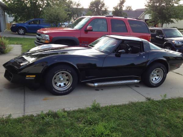 1980 Black Chevrolet Corvette Coupe
