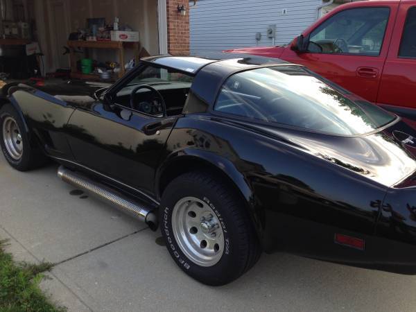 1980 Black Chevrolet Corvette Coupe