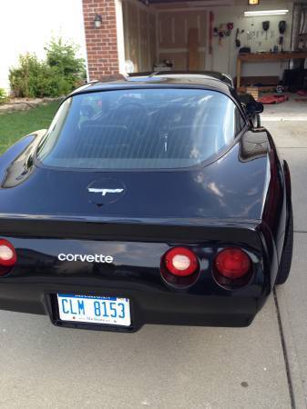 1980 Black Chevrolet Corvette Coupe