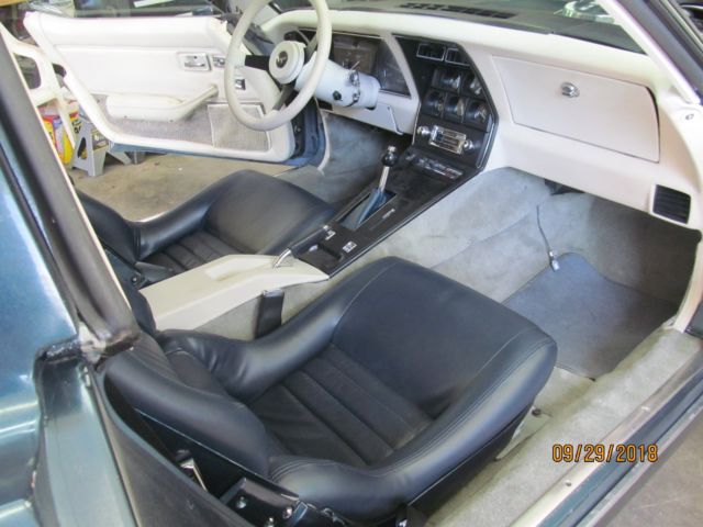 1980 Blue Chevrolet Corvette Coupe