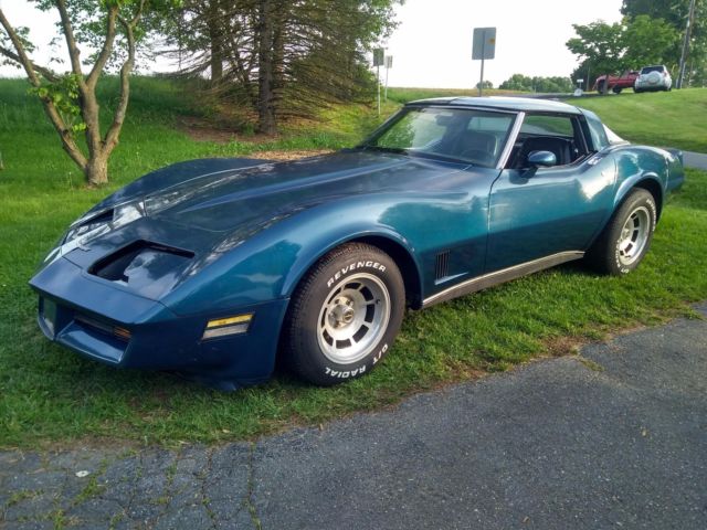 1980 Blue Chevrolet Corvette Coupe