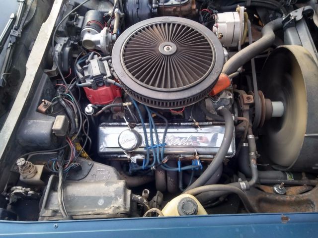 1980 Blue Chevrolet Corvette Coupe