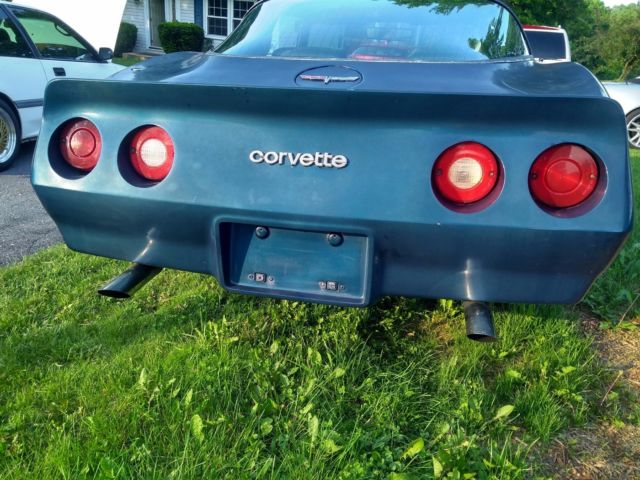 1980 Blue Chevrolet Corvette Coupe