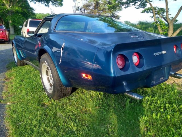 1980 Blue Chevrolet Corvette Coupe