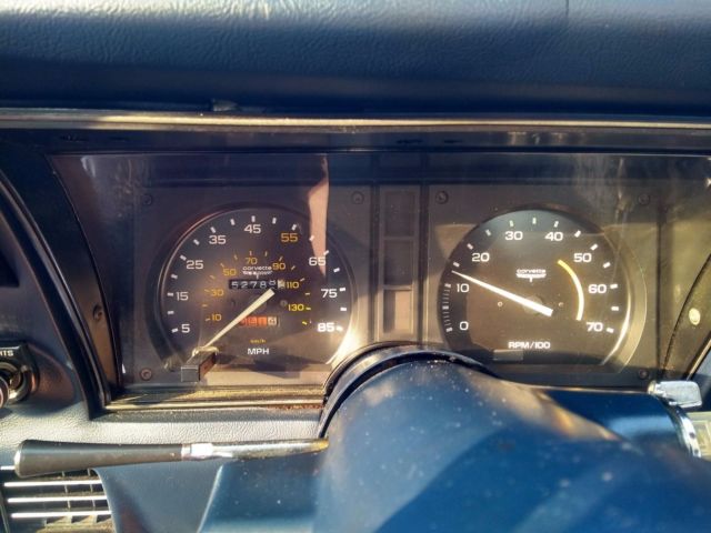 1980 Blue Chevrolet Corvette Coupe