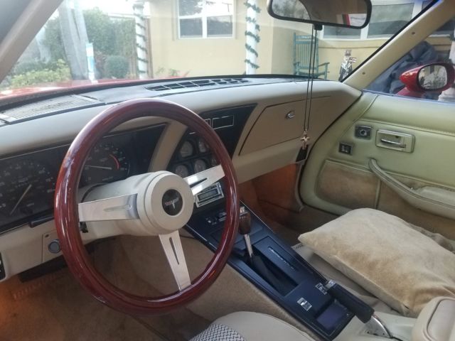 1980 Red Chevrolet Corvette Coupe