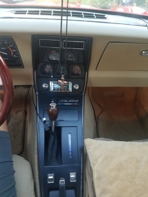 1980 Red Chevrolet Corvette Coupe