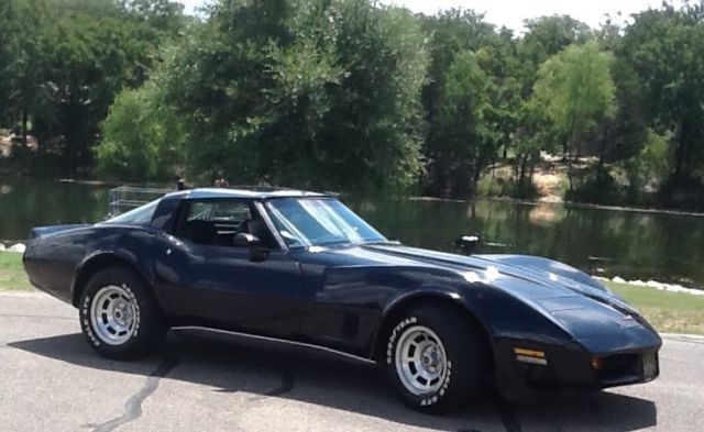 1980 Black Chevrolet Corvette