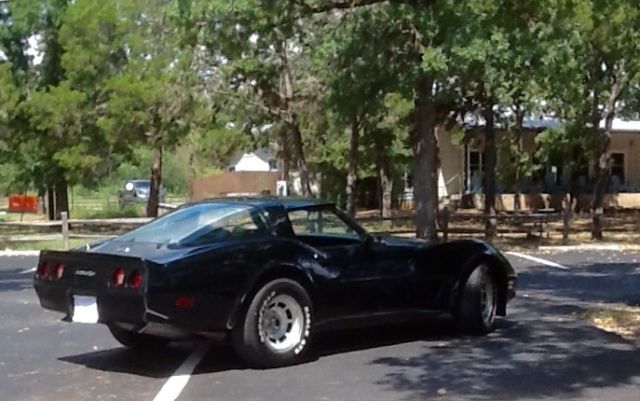 1980 Black Chevrolet Corvette