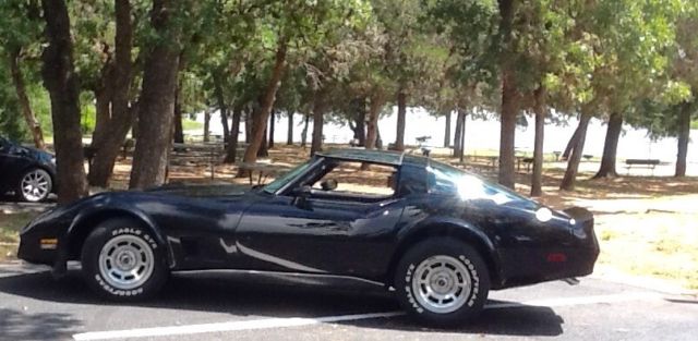1980 Black Chevrolet Corvette
