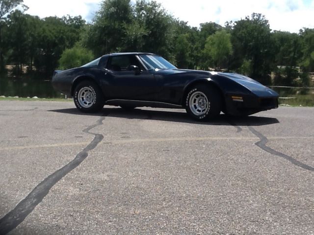 1980 Black Chevrolet Corvette