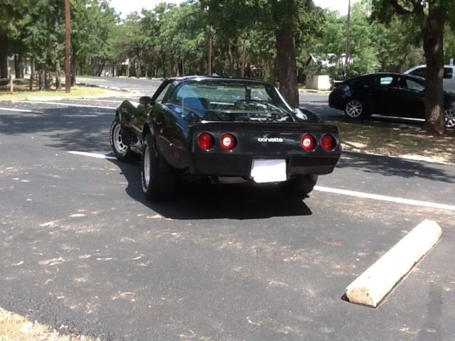 1980 Black Chevrolet Corvette