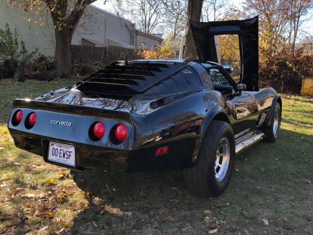 1980 Black Chevrolet Corvette
