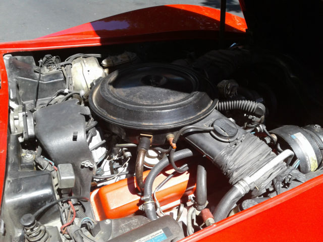 1980 Red Chevrolet Corvette Coupe