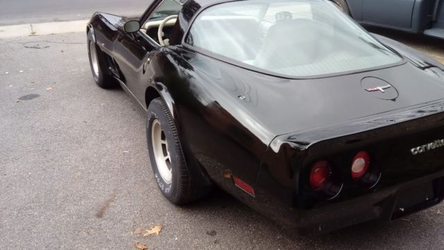 1980 Black Chevrolet Corvette Coupe