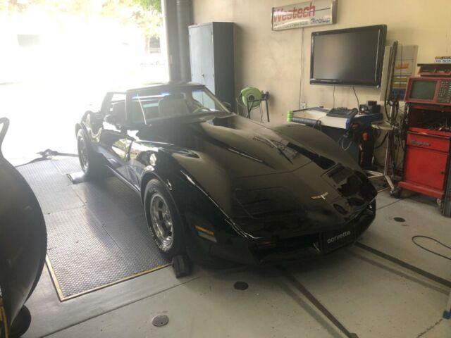 1980 Black Chevrolet Corvette Coupe