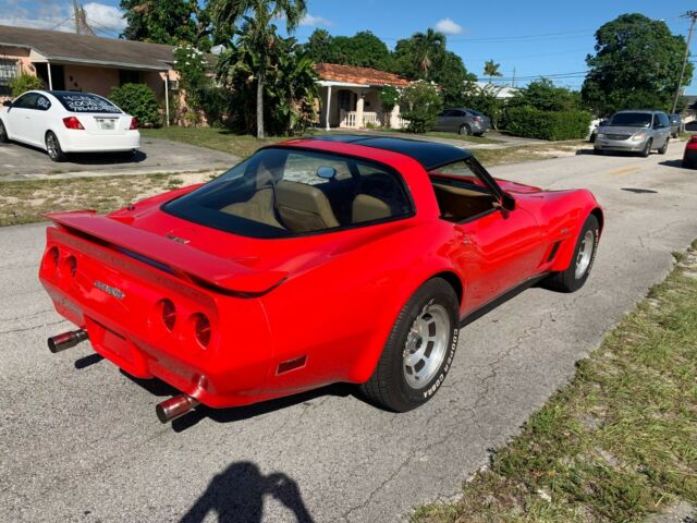 1980 Red Chevrolet Corvette