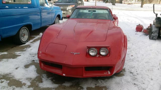 1980 Red Chevrolet Corvette Coupe