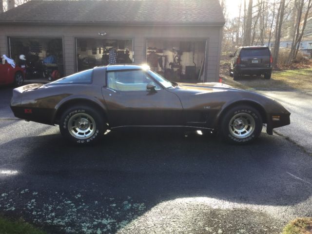 1980 Brown Chevrolet Corvette Coupe