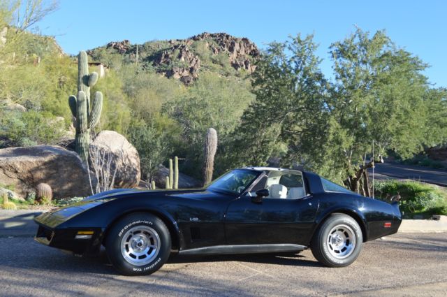 1980 Black Chevrolet Corvette Coupe