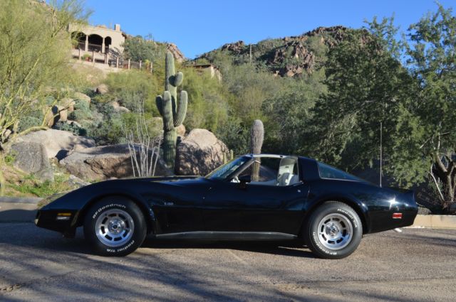 1980 Black Chevrolet Corvette Coupe