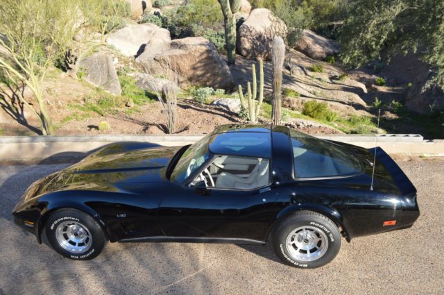 1980 Black Chevrolet Corvette Coupe