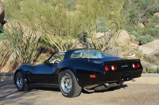 1980 Black Chevrolet Corvette Coupe