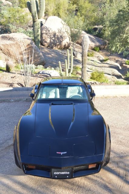 1980 Black Chevrolet Corvette Coupe