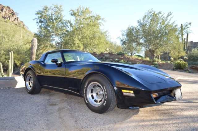 1980 Black Chevrolet Corvette Coupe