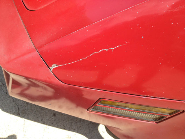 1980 Red Chevrolet Corvette Coupe