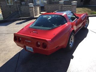 1980 Red Chevrolet Corvette Coupe