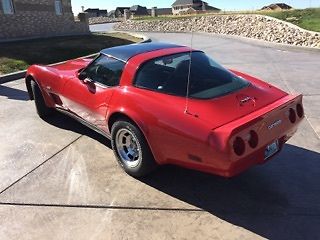1980 Red Chevrolet Corvette Coupe