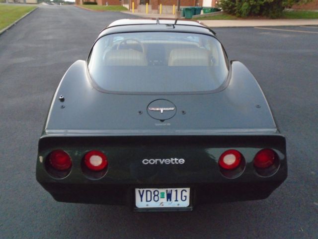 1980 Dark Green Metallic Chevrolet Corvette Coupe