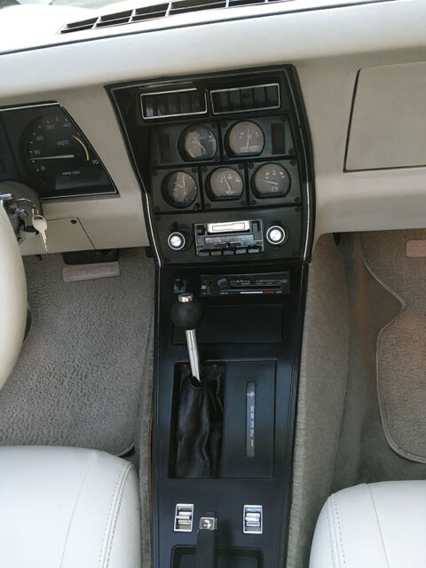 1980 Silver Chevrolet Corvette Coupe