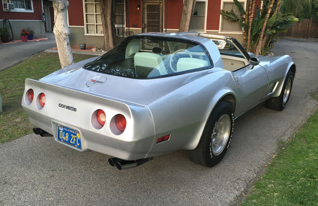 1980 Silver Chevrolet Corvette Coupe
