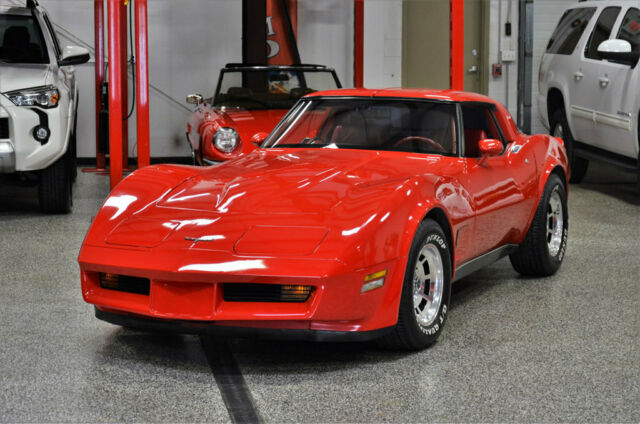 1980 Red Chevrolet Corvette Coupe