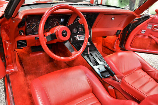 1980 Red Chevrolet Corvette Coupe