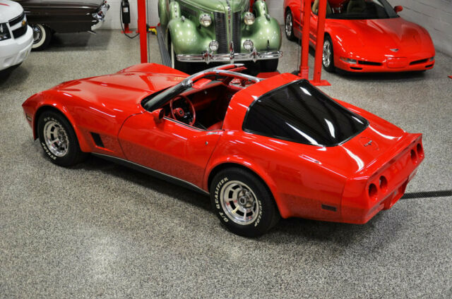 1980 Red Chevrolet Corvette Coupe