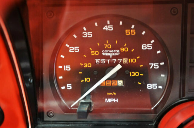 1980 Red Chevrolet Corvette Coupe