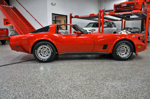 1980 Red Chevrolet Corvette Coupe