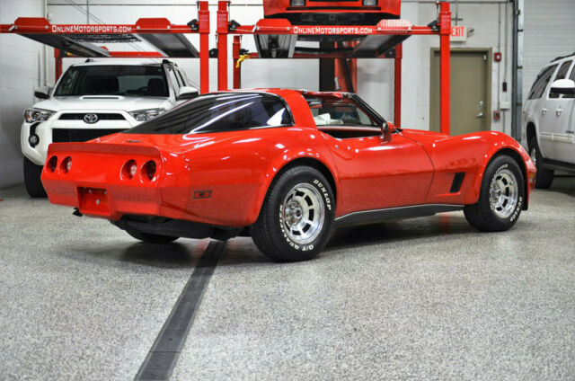 1980 Red Chevrolet Corvette Coupe