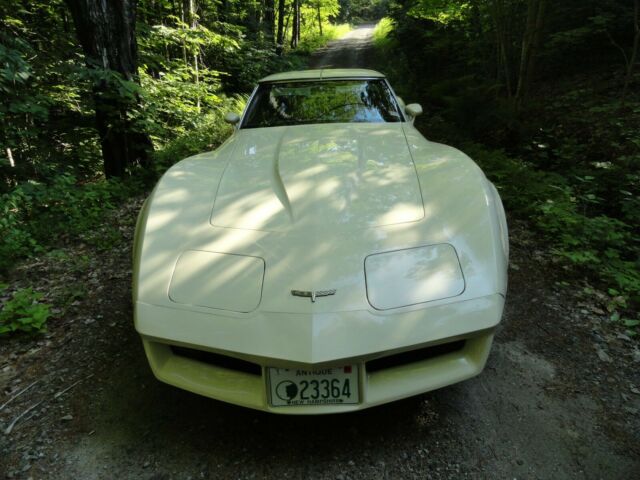 1980 White Chevrolet Corvette T-Top