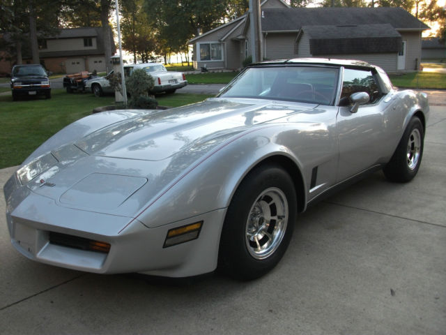 1980 Silver Metallic Chevrolet Corvette