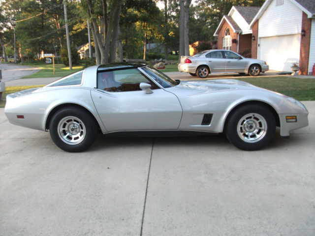 1980 Silver Metallic Chevrolet Corvette