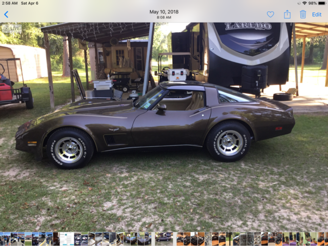 1980 Brown Chevrolet Corvette Coupe