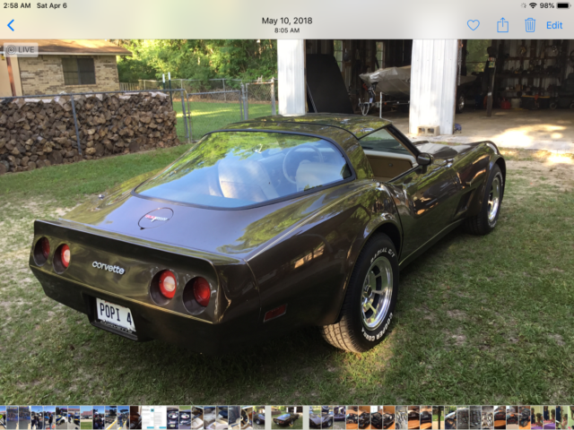 1980 Brown Chevrolet Corvette Coupe