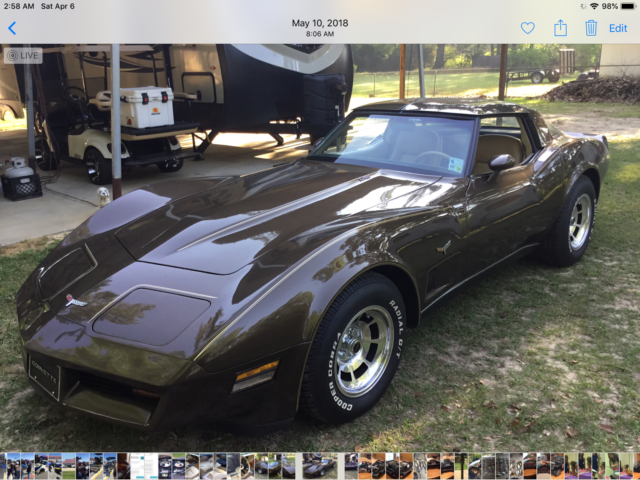 1980 Brown Chevrolet Corvette Coupe