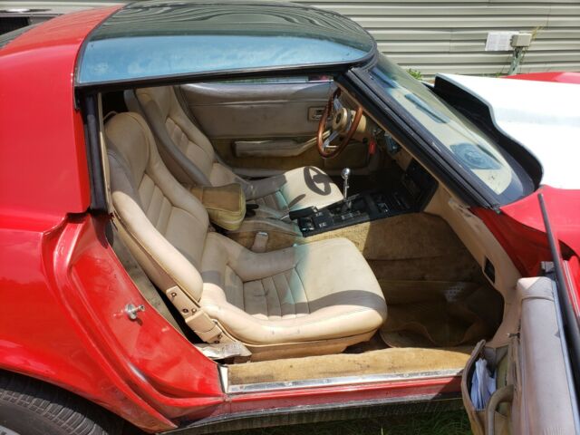 1980 Red Chevrolet Corvette Coupe